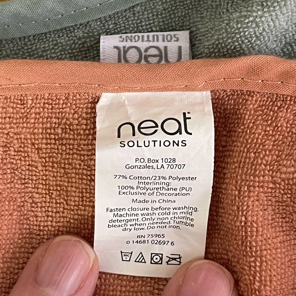 Baby Bibs by NEAT SOLUTIONS Set of 8 Mustard, Sage, Rust, Gray